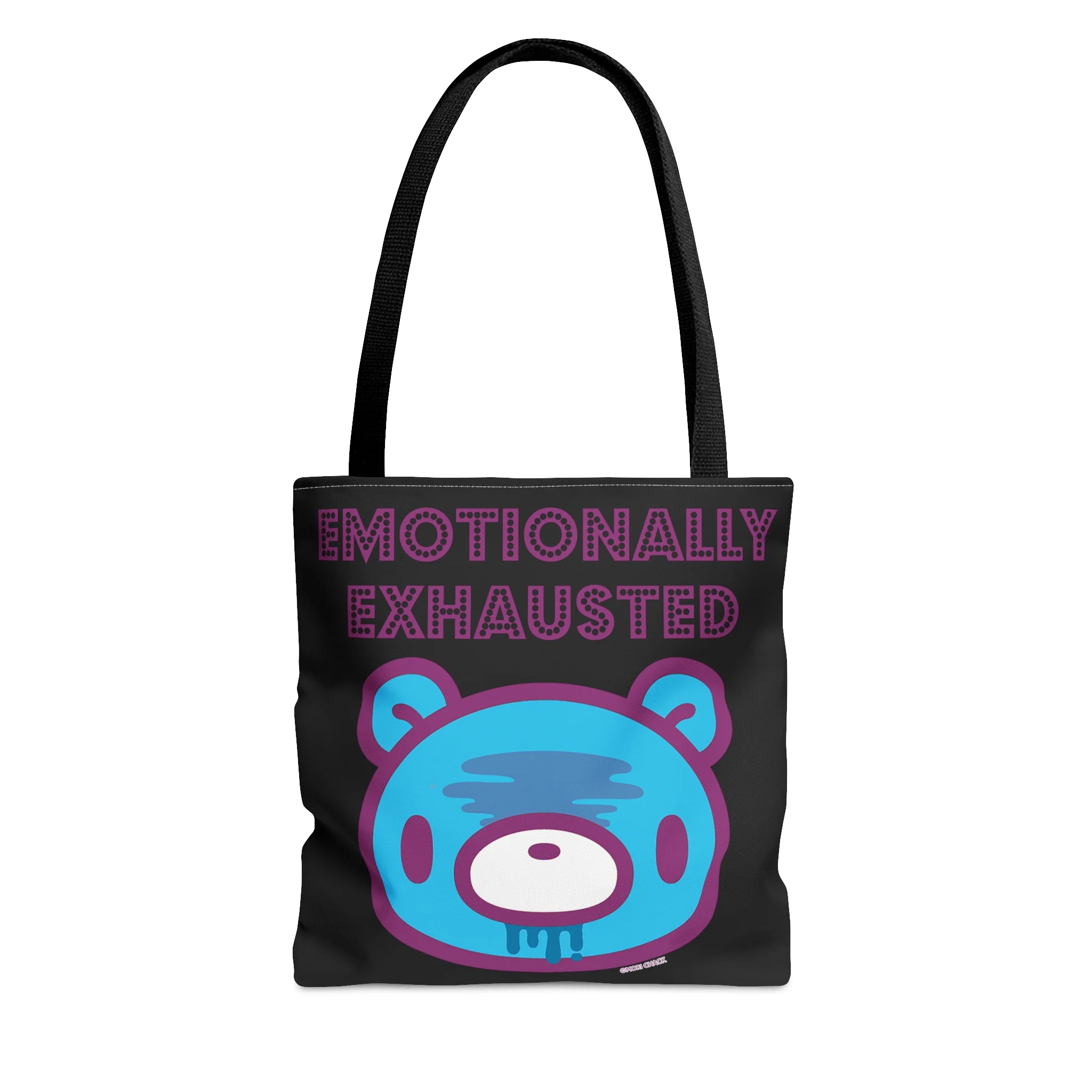 Emotionally Exhausted Gloomy Black Tote - Image 3
