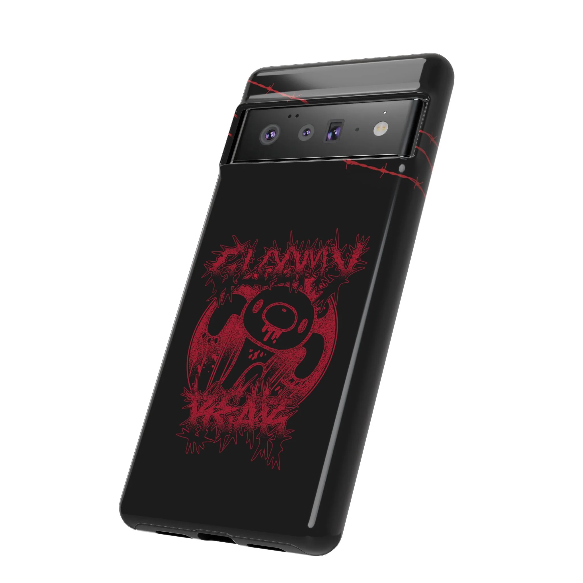 Gloomy Bear Metal Show Red Phone Case - Image 119
