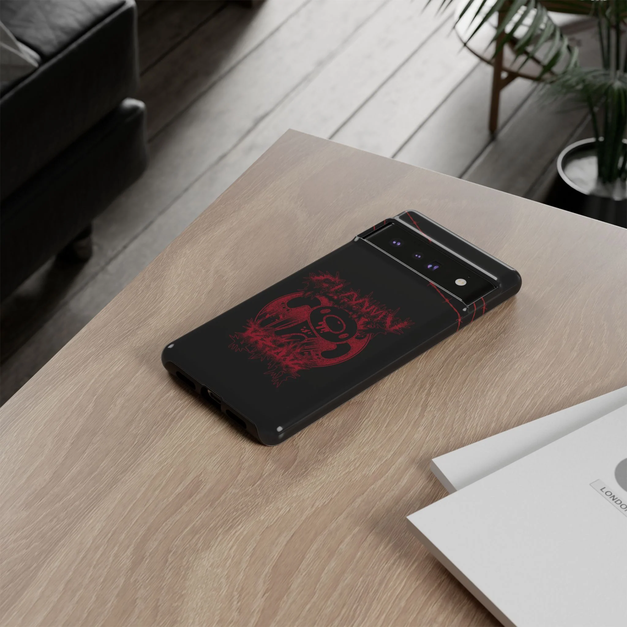 Gloomy Bear Metal Show Red Phone Case - Image 121
