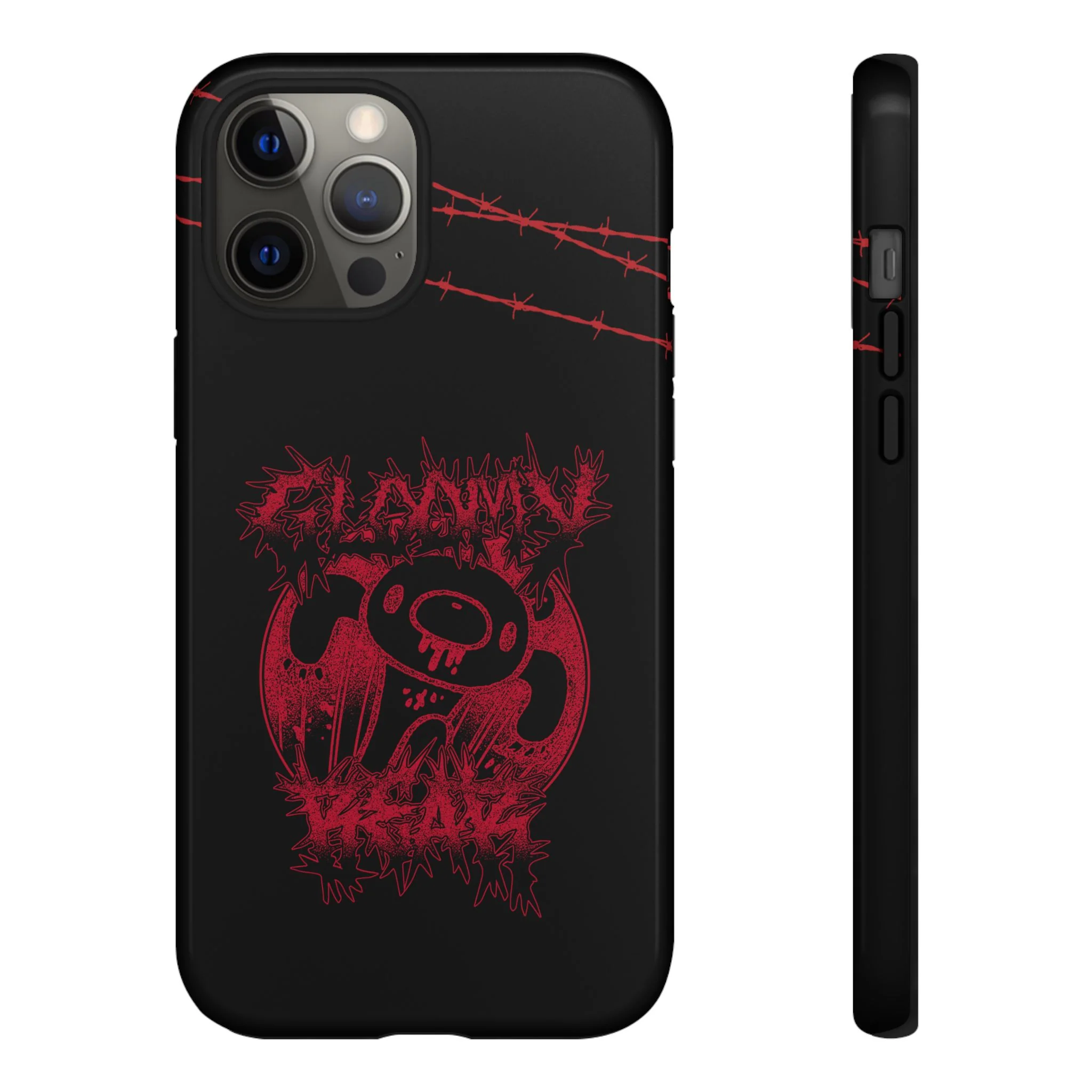 Gloomy Bear Metal Show Red Phone Case - Image 26