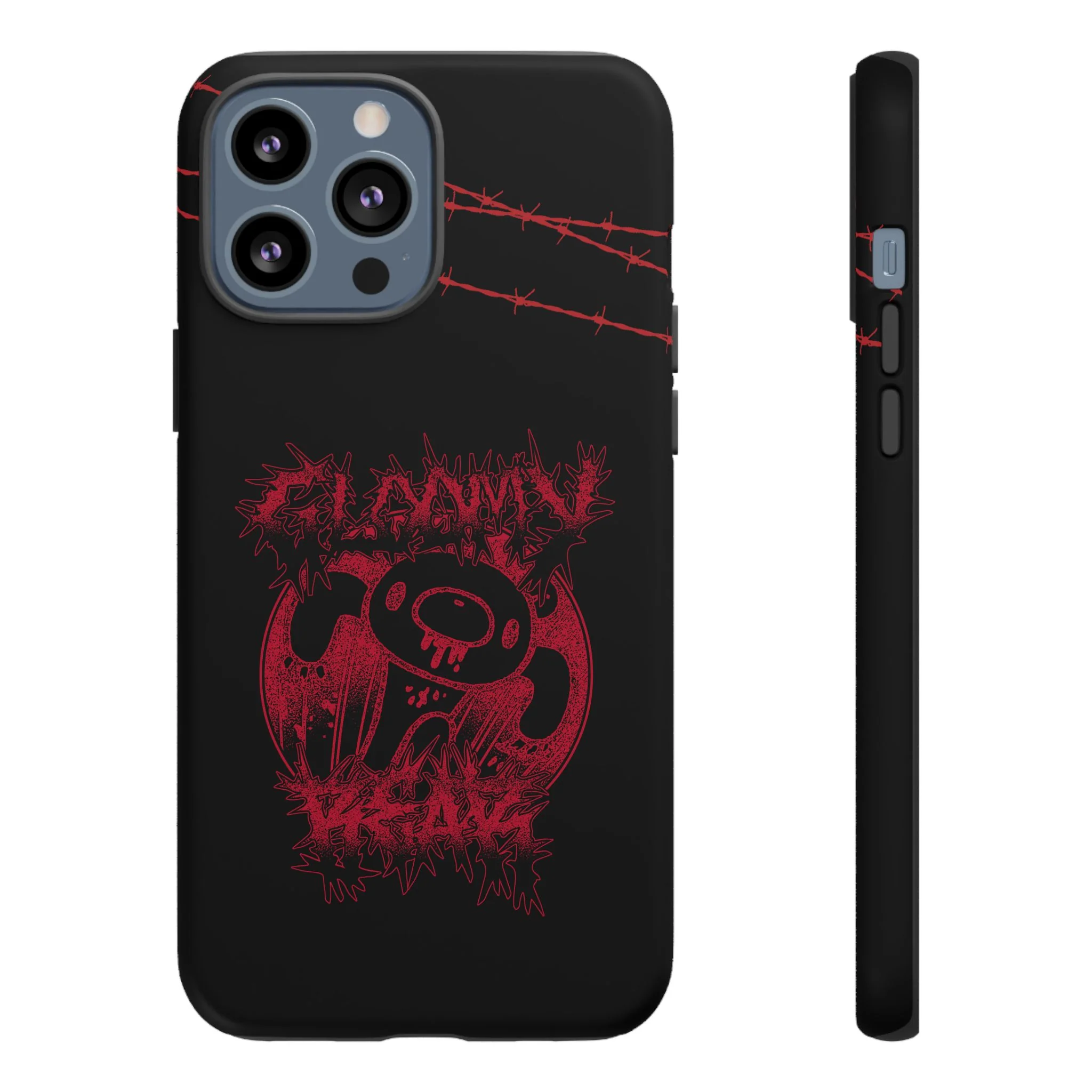 Gloomy Bear Metal Show Red Phone Case - Image 35