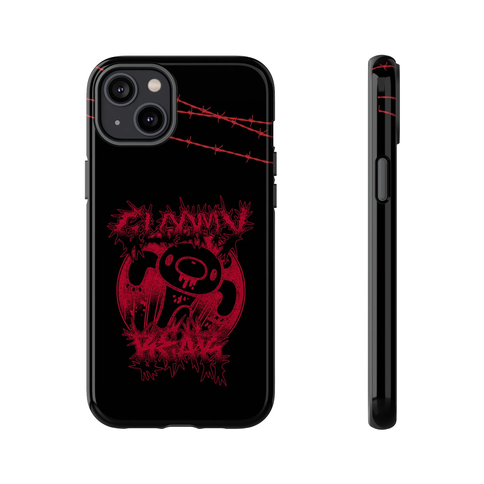 Gloomy Bear Metal Show Red Phone Case - Image 54