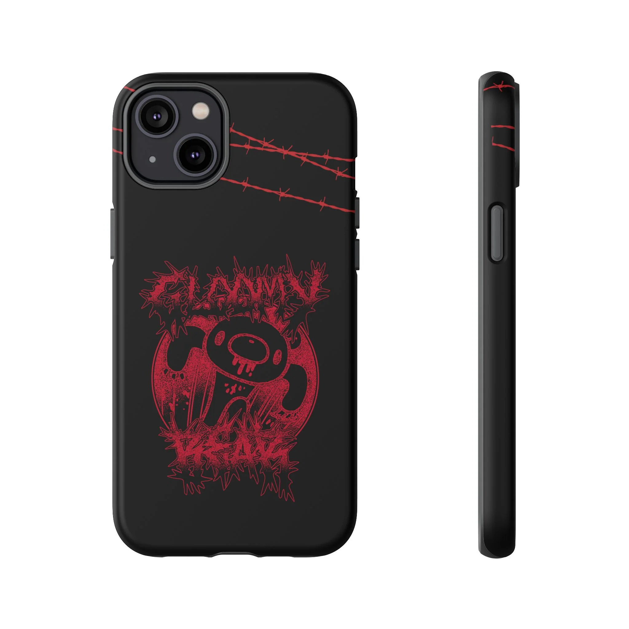 Gloomy Bear Metal Show Red Phone Case - Image 55