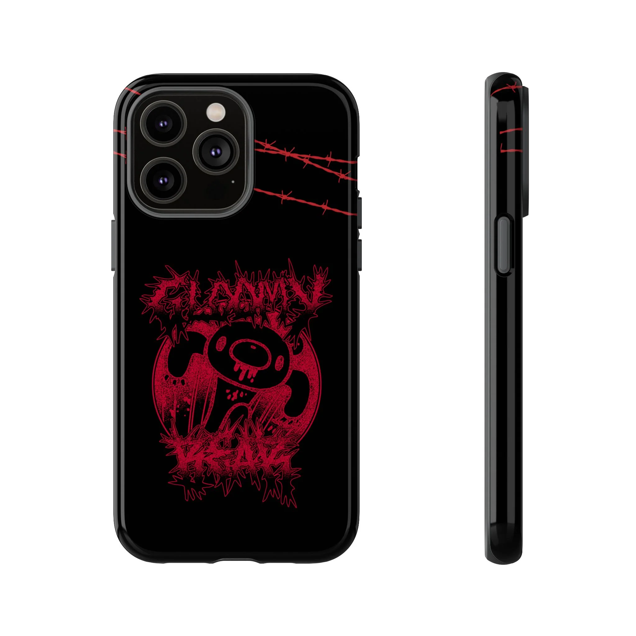 Gloomy Bear Metal Show Red Phone Case - Image 56