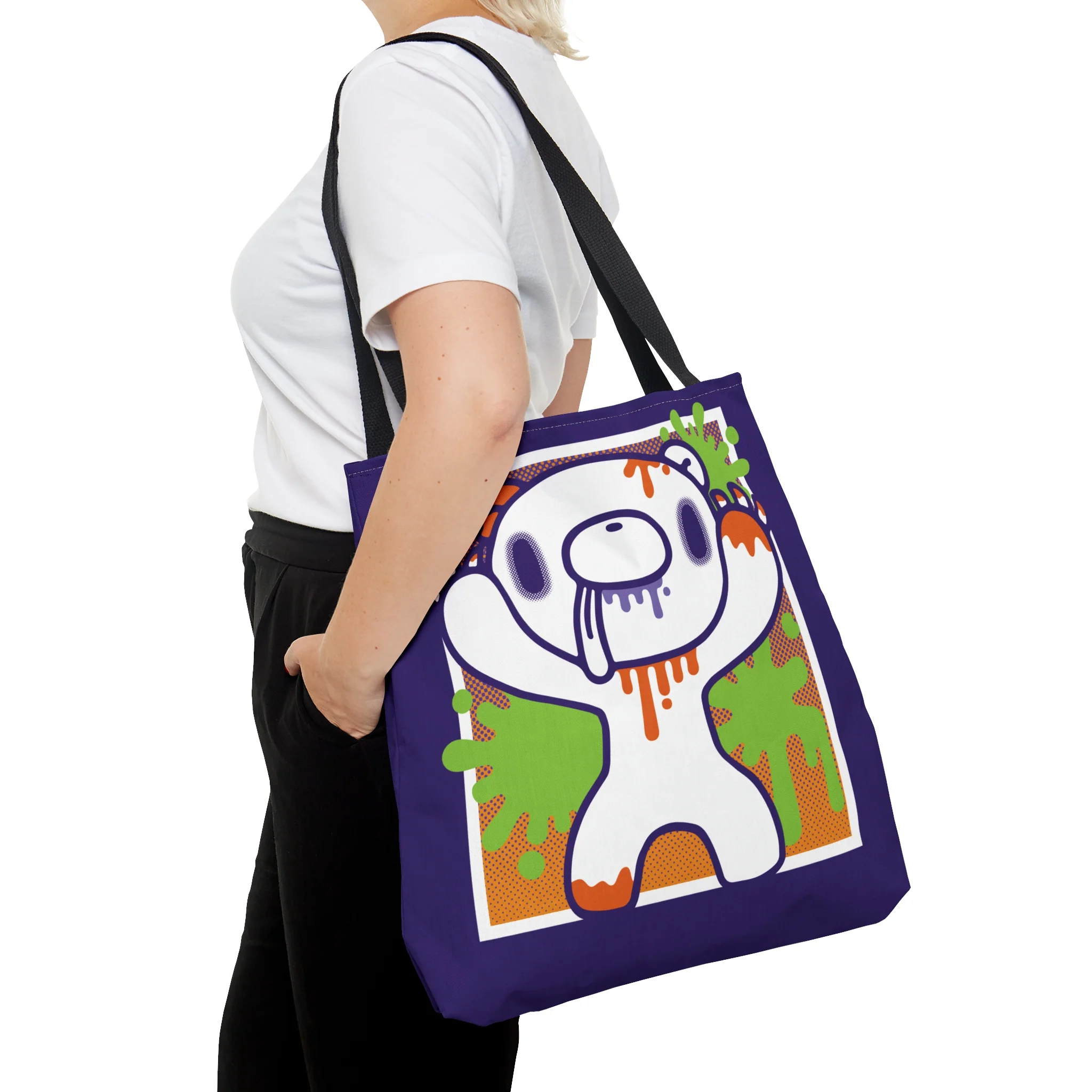 Gloomy Bear Zombie Splatter Tote Bag - Image 9
