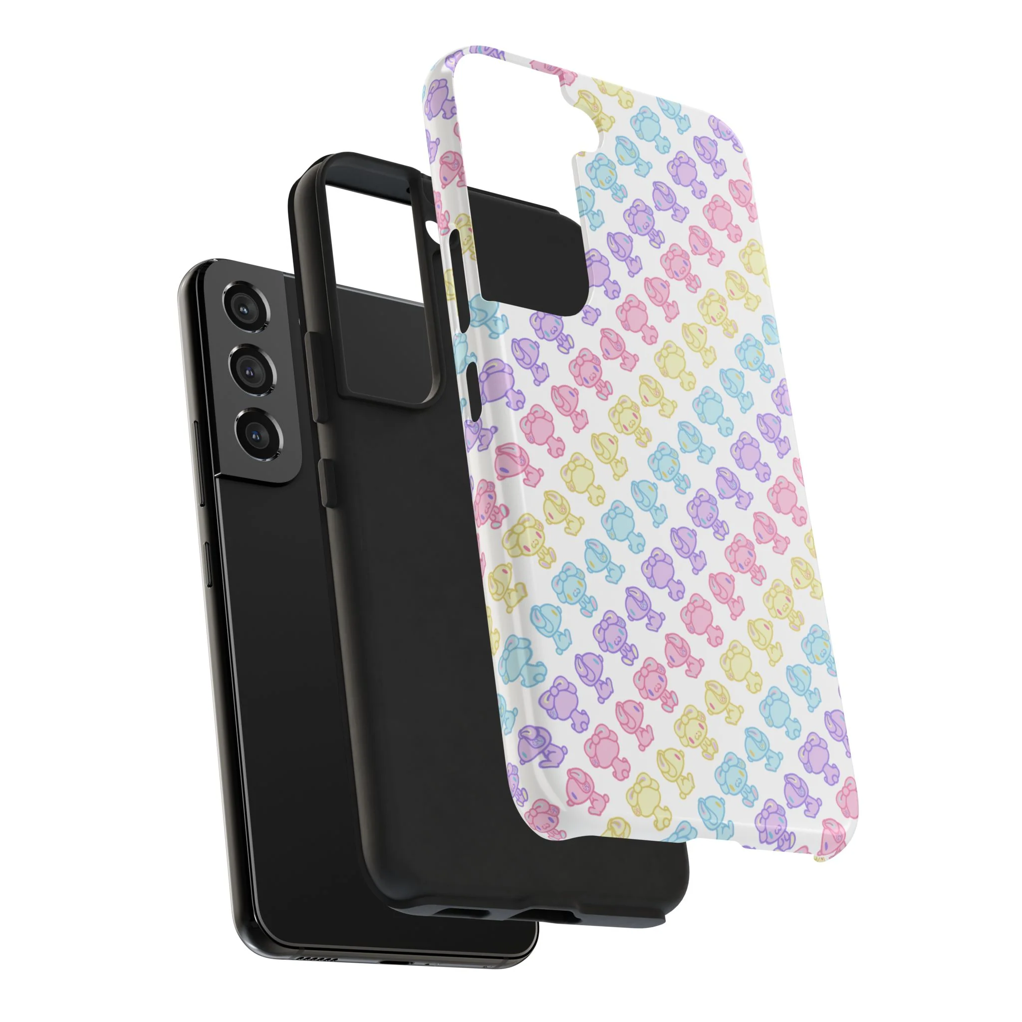 Rotating Pastel All Purpose Bunny - iPhone Case - Image 59