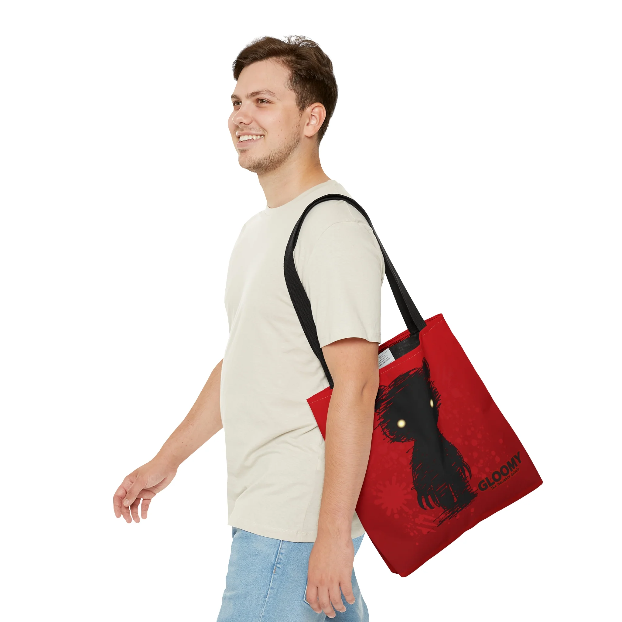 Shadow Gloomy - AoP Tote Bag - Image 5