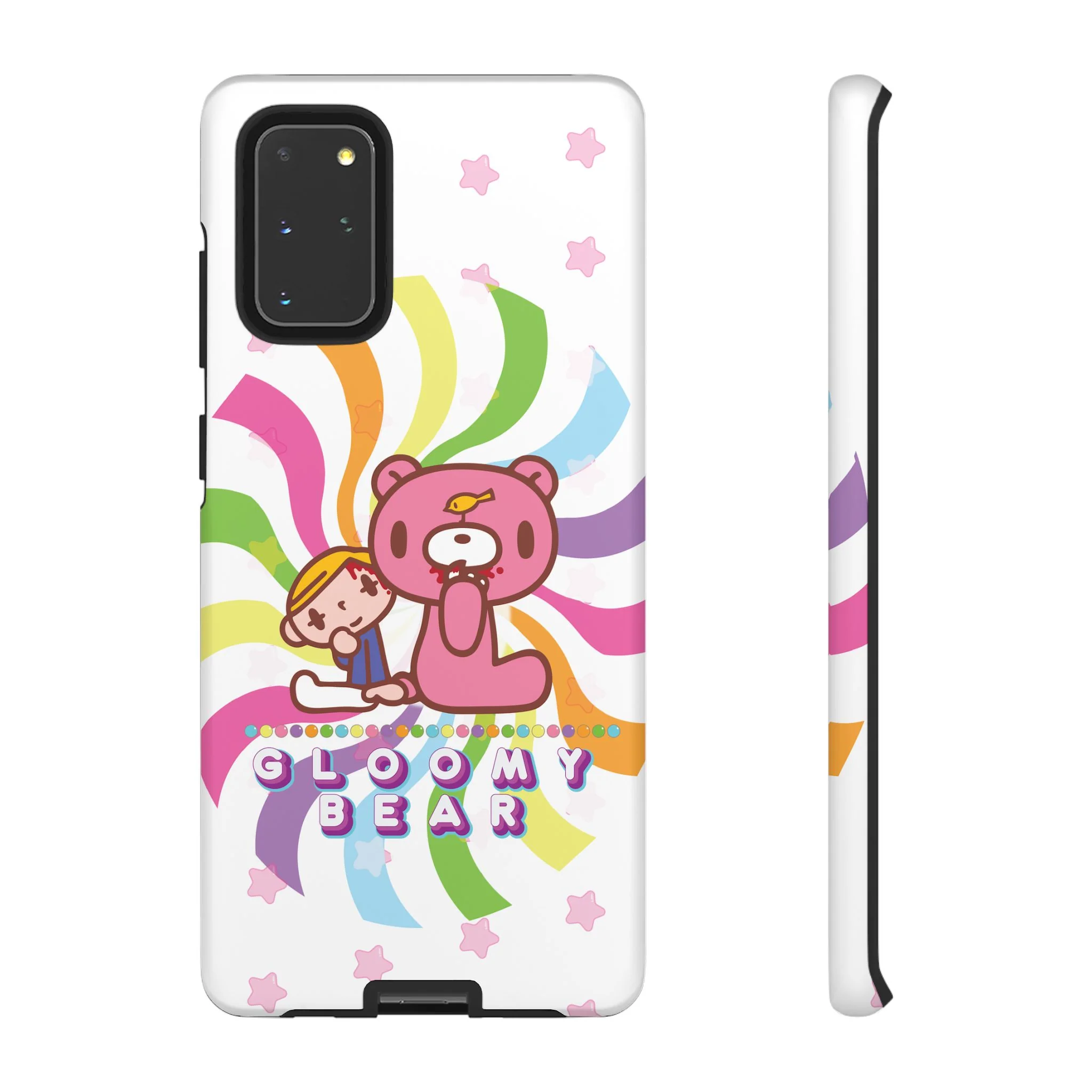 Swirly Rainbow Gloomy Bear - Tough Phone Case - Image 84