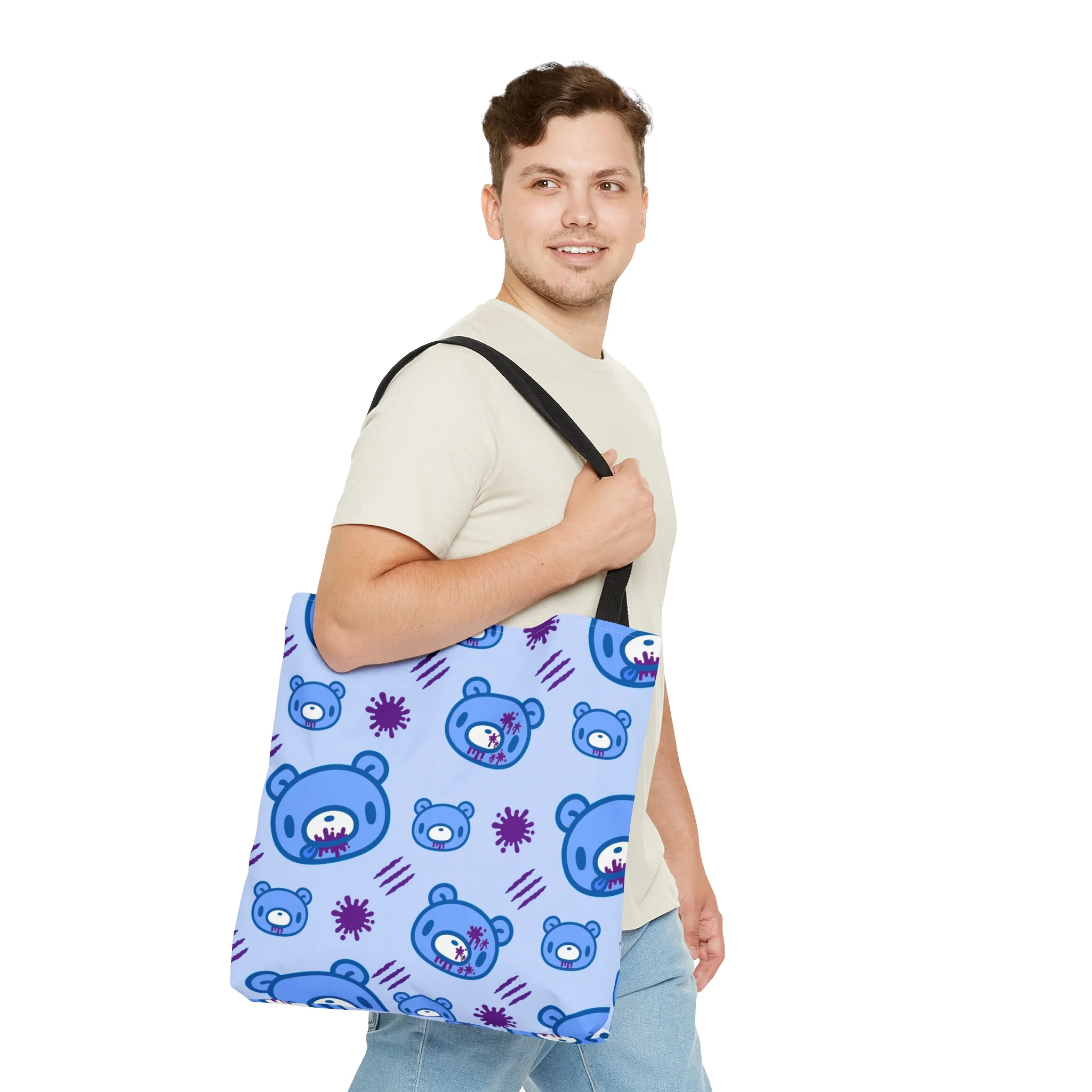 True Blue Gloomy - Canvas Tote Bag - Image 8